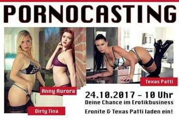 Pornocasting mit Texaspatti, Anny Aurora, Dirty Tina