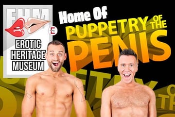Puppetry of the Penis feiert 10-jähriges Jubiläum im Erotic Heritage Museum