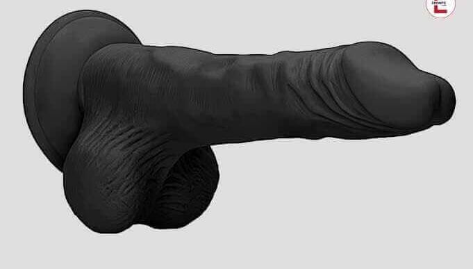 Sextoy-Test: der schwarze Riesendildo “Dong with Testicles”