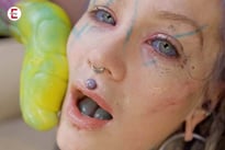 Die meisten Tattoos und alles anal: Anuskatz Live Sex