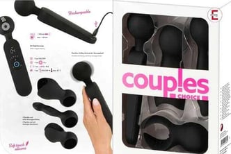 Sextoy-Test: Massagestab Wand Vibrator mit 3 Aufsätzen