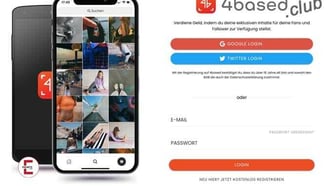Bei 4based Geld verdienen mit erotischen Fotos und Videos