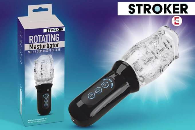 Masturbator mit rotierendem Super Soft Sleeve-Cup