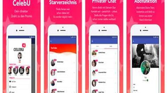 Messenger und Marketing-App für Stars und Sternchen