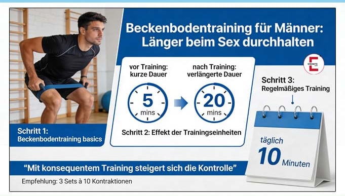 Mit Beckenbodentraining länger beim Sex durchhalten