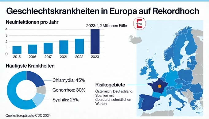 Geschlechtskrankheiten in Europa auf Rekordhoch