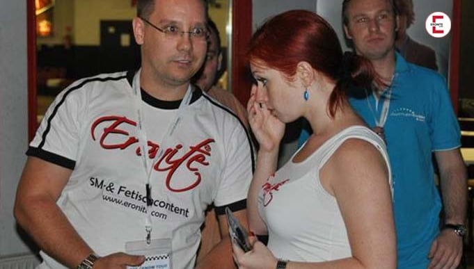 Eronite beim Kartfahren mit Partnercash vor 16 Jahren