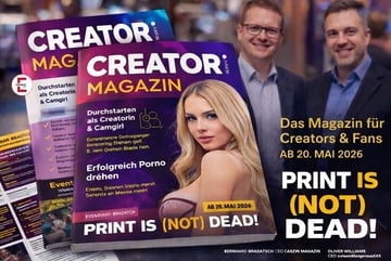 Print ist tot? Das neue Creator Magazin beweist das Gegenteil!