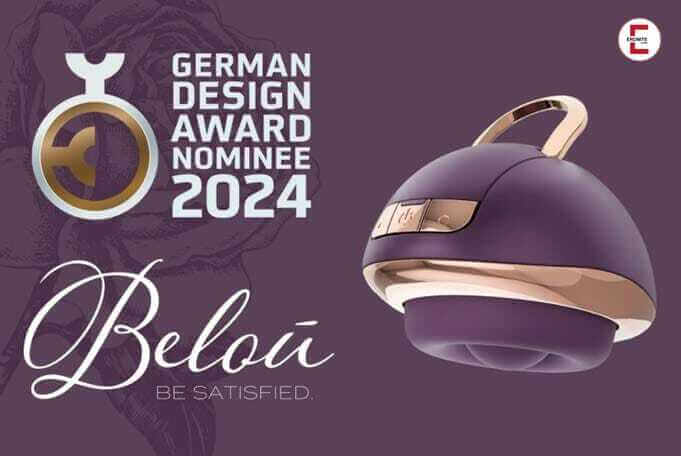 Belou „Rotating Vulva Massager“ nominiert für den German Design Award 2024 Belou „Rotating Vulva Massager“ nominiert für den German Design Award 2024