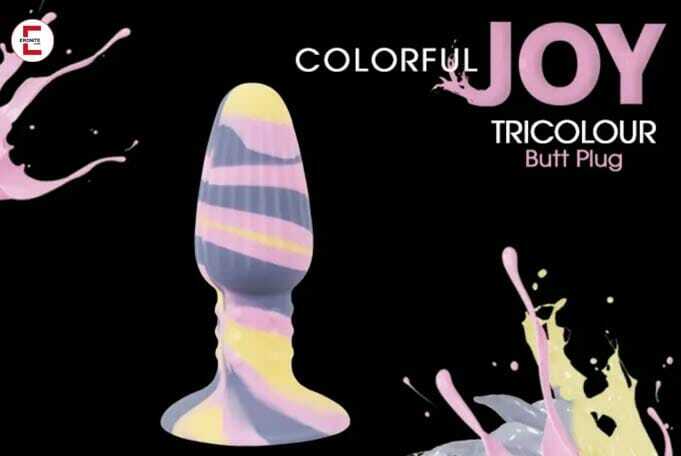 Der Colorful Joy Tricolor Butt Plug von Orion