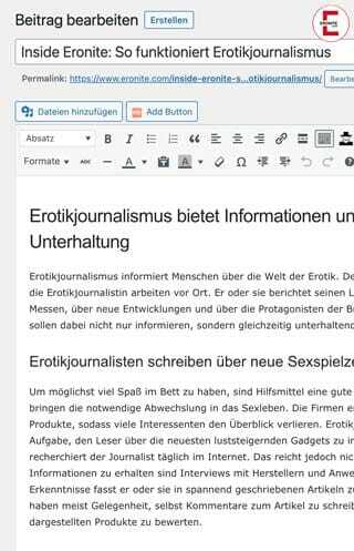 Inside Eronite: So funktioniert Erotikjournalismus