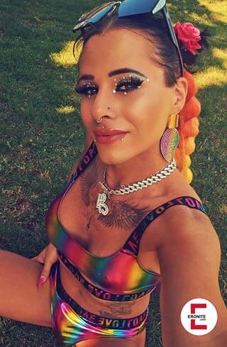 Gianina-TS beim CSD in Wiesbaden Gianina-TS beim CSD in Wiesbaden