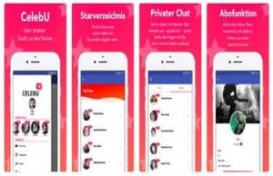Messenger und Marketing-App für Stars und Sternchen