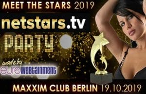 Im mondänen Club Maxxim steigt die Netstars.tv Party 2019