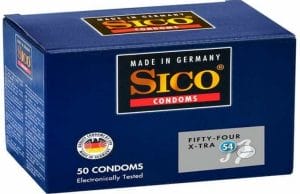 SICO SIZE Xtra condoms with high wall thickness