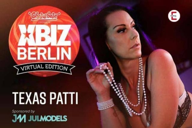 Texas Patti repräsentiert die XBIZ-Awards 2021 Europe Texas Patti repräsentiert die XBIZ-Awards 2021 Europe